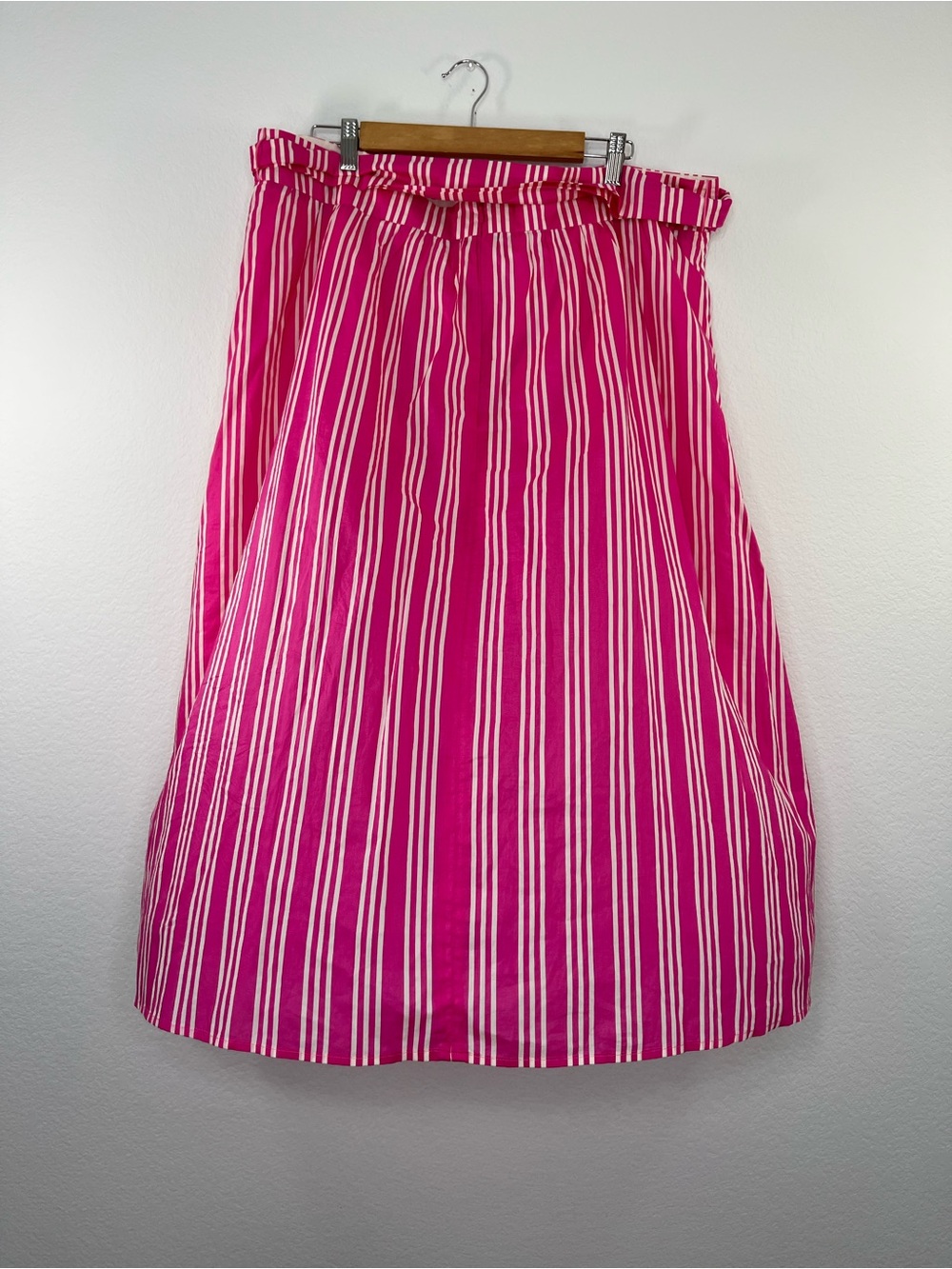 Boden Kiera Striped Midi Skirt Pink Stripes size 16R - Picture 5 of 10
